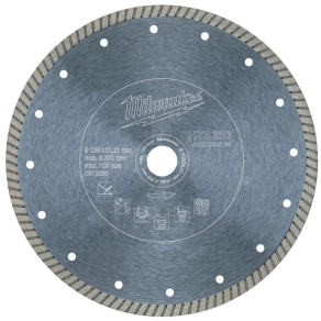 Milwaukee gyémánt vágótárcsa DHTS 230x22,2mm 4932399550