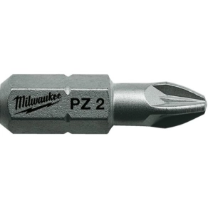 Milwaukee csavarbehajtó bit PZ2 25mm (25db) 4932399590