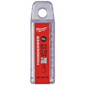   Milwaukee Thunderweb – HSS-G fémfúró DIN 338 – 2,0mm (10db/cs) 4932352379