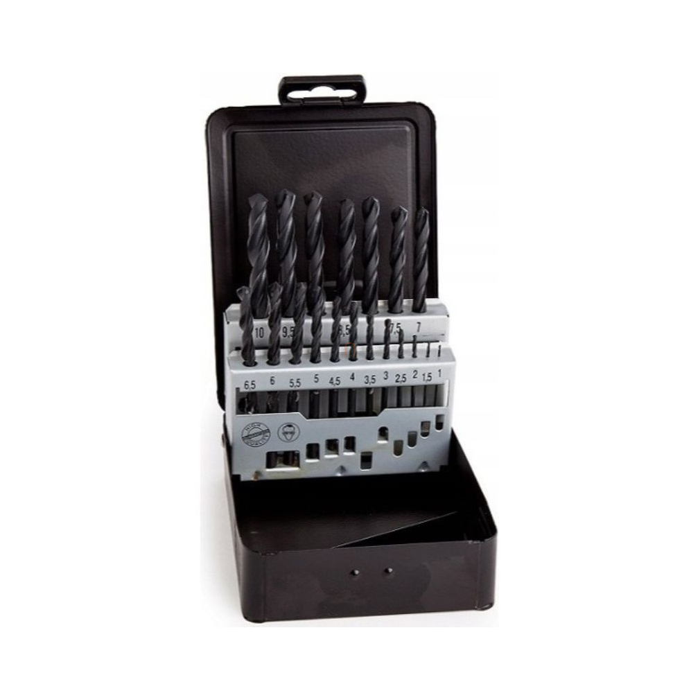 Milwaukee Fém fúrók készlet HSS-R /1-10mm/ co 0,5mm (19 részes Fém dobozban) 4932352468