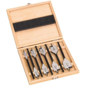   Milwaukee 8db-os laposfúró készlet fa dobozban 12/16/18/20/22/25/28/32 4932352504