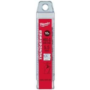   Milwaukee Thunderweb – HSS-G fémfúró DIN 338 – 5,2mm (10db/cs) 4932430548