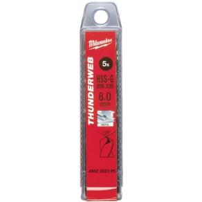   Milwaukee Thunderweb – HSS-G fémfúró DIN 338 – 7,2mm (5db/cs) 4932430551
