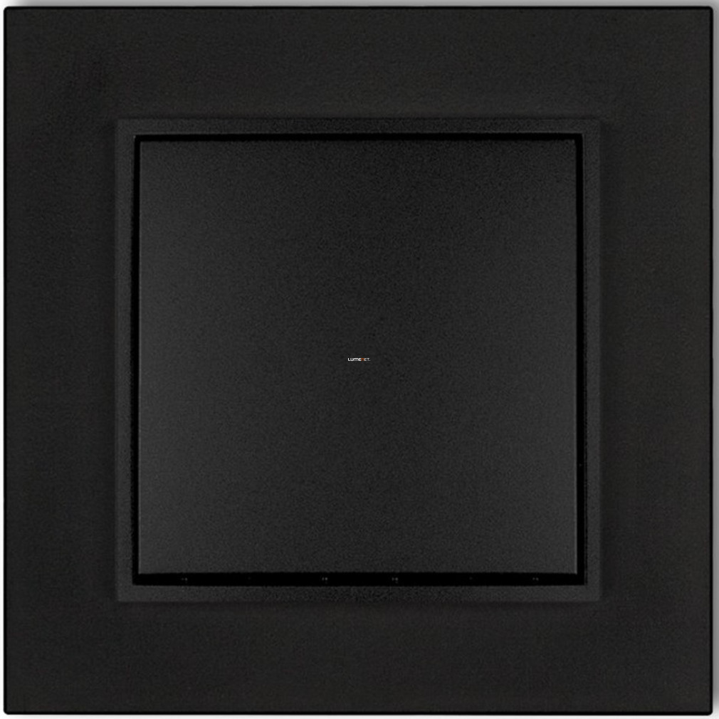 Egypólusú kapcsoló kerettel matt fekete színben (Mini)