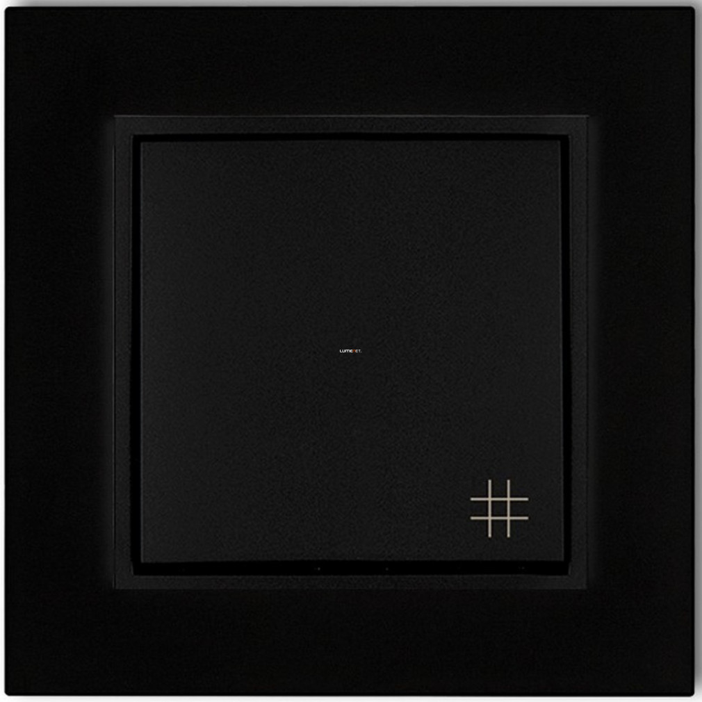 Keresztkapcsoló kerettel matt fekete színben (Mini)