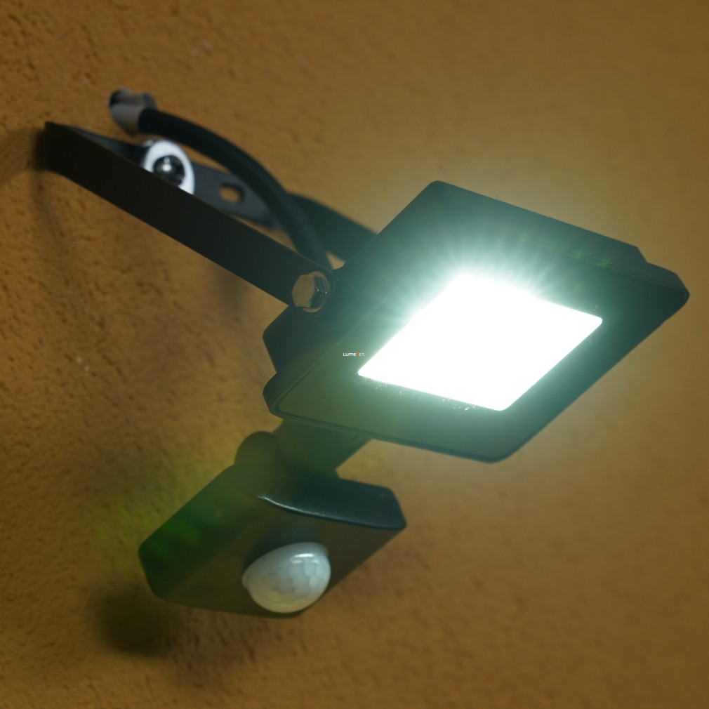 LED reflektor mozgásérzékelővel 10W 900lm, fekete (EcoSpot2)