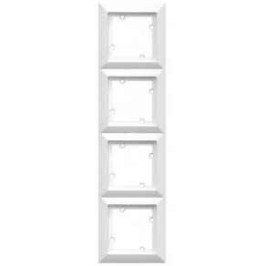 Négyes keret, fehér (Opal)