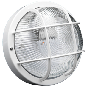   Hajólámpa védőráccsal fehér színben, kerek - Brennenstuhl 1270720