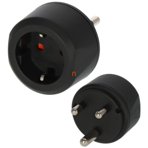   Utazó adapter védőérintkezős -  Dél-afrikai Köztársaság, India