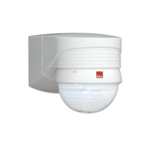   B.E.G. Luxomat LC-PLUS 280 fali kültéri mozgásérzékelő 280°, fehér, 91008