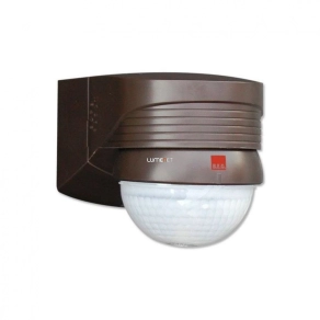   B.E.G. Luxomat LC-PLUS 280 fali kültéri mozgásérzékelő 280°, barna, 91018