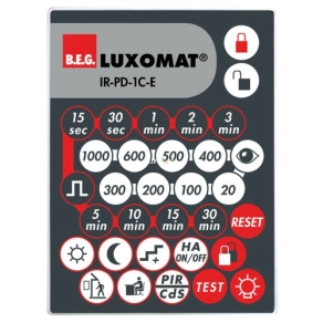   B.E.G. Luxomat IR-PD-1C-E távirányító PD-11 mozgásérzékelőhöz 92077
