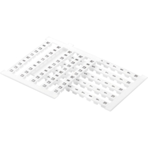   Sorkapocs jelölő, felirattal (V) fehér DEK 5 GW V 0522761042 Weidmüller