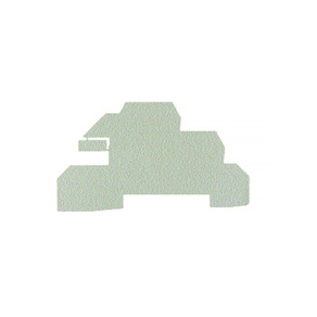   Sorkapocs véglap W sorozathoz WAP WDL2.5/S, zöld, 1067700000 Weidmüller