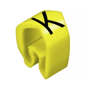   Vezeték és kábeljelölő, felirattal (K) sárga CLI C 2-4 GE/SW K MP 0251311657 Weidmüller