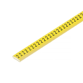   Vezeték és kábeljelölő szám 2 sárga CLI M 2-4 GE/SW 2 CD 1568301508 Weidmüller