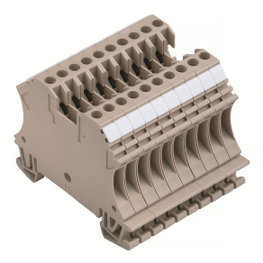   Átmenő sorkapocs   2,5mm2 bézs WDU 2.5/10 BEZ/NE 1020800000 Weidmüller