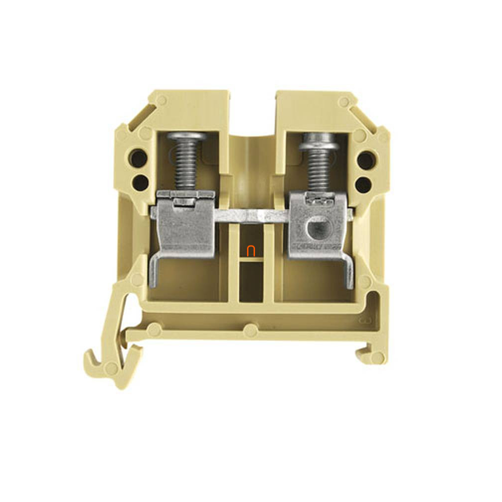 Átmenő sorkapocs SAK 6/35 (0,33-10mm2), TS35/PA, IEC 800V/41A, bézs, 0380560000 Weidmüller