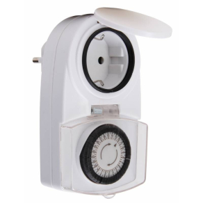  Kapcsolóóra napi, mechanikus, vízmentes 230V 16A IP44 195102075 KOPP