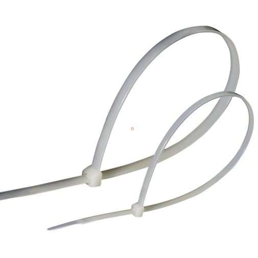 Kábelkötegelő, 25db/csomag, fehér (150x3,6mm)