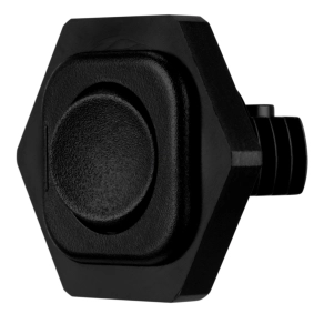   Beépíthető billenőkapcsoló kerek 250V/6A 35x32x26mm 22mm-es furatba fekete - GAO 0509004555