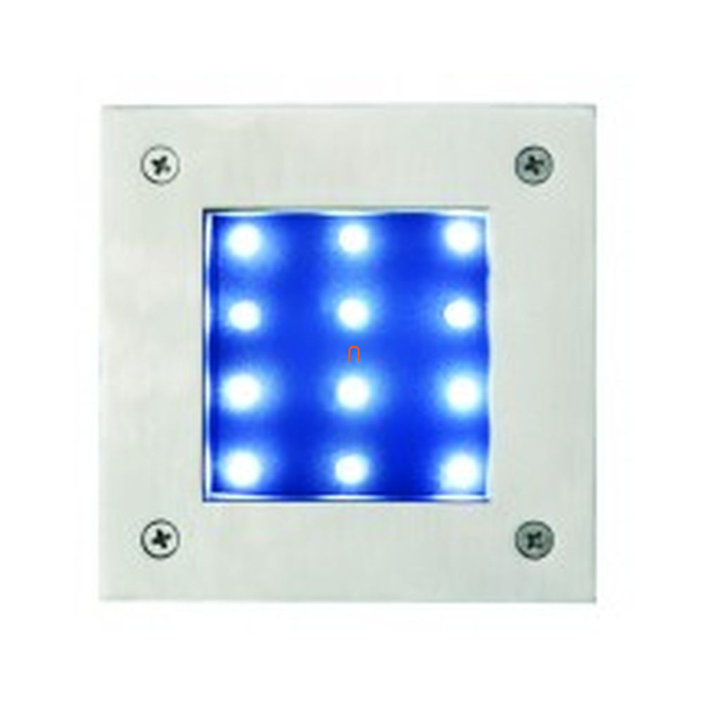 Sülly. szögletes lámpatest 12LED IP67 Tampico matt króm perem