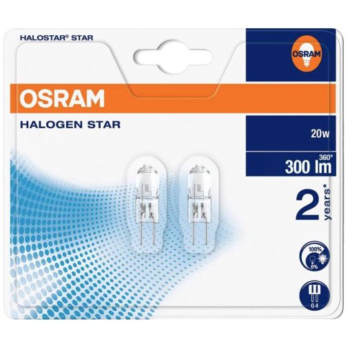 Osram Halostar Standard 64425 ST 20W 12V G4 2db/bliszter