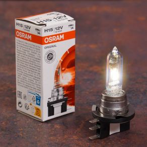   Osram Original Line 12V H15 halogén fényszórólámpa, OEM minőségű világítás, 64176 1 db/doboz