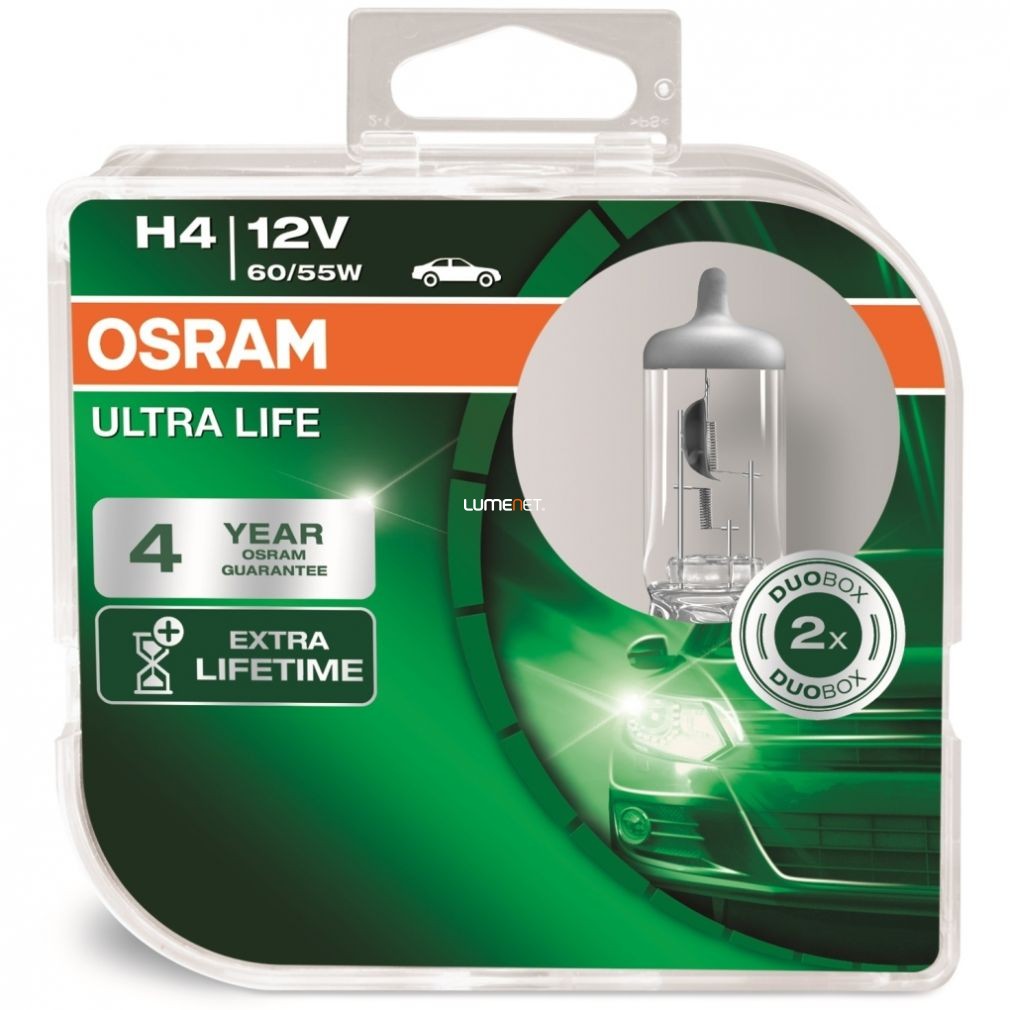 Osram Ultra Life 64193ULT H4 2db/csomag