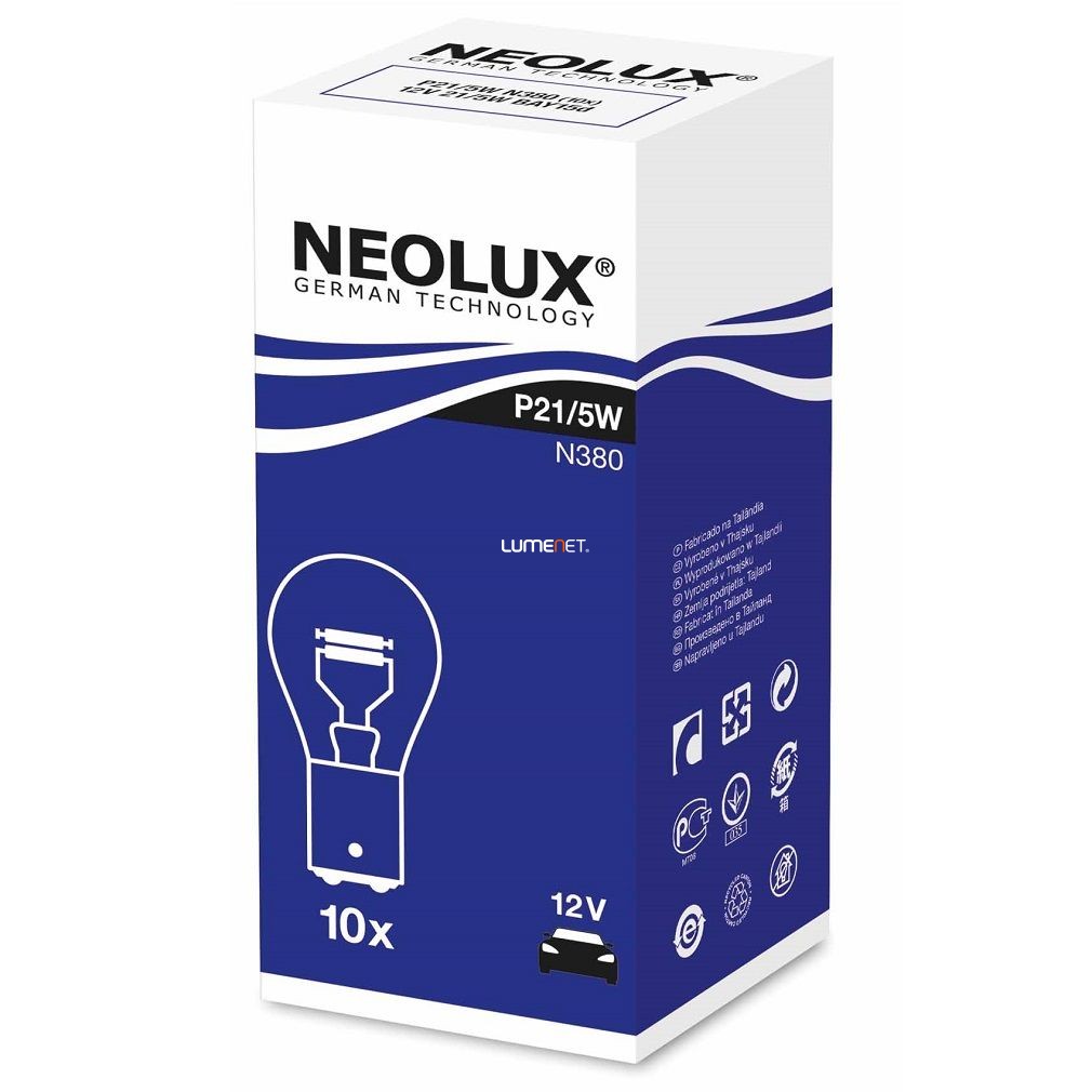 Neolux N380 P21/5W BAY15d 12V