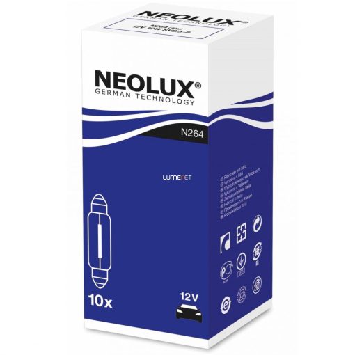 Neolux Standard N264 C10W 12V 41mm szofita