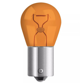   Neolux PY21W jelzőizzó, 12V, BAU15s foglalat, sárga fény, rezgésálló kialakítás, N581-02B, 2db/bliszter