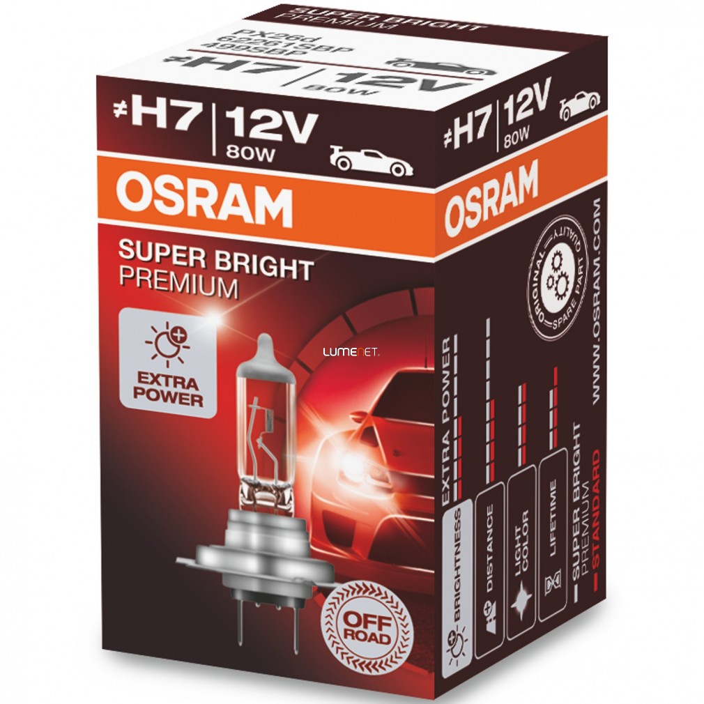 Osram Offroad Super Bright Premium 62261SBP H7 dobozos