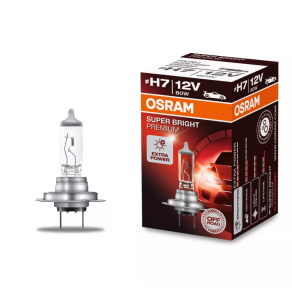   Osram off-road Super Bright Premium H7 halogén fényszóró, kiemelkedő fényerő, 12 V, 80 W, 1950 lumen, px26d foglalat, 62261SBP, 1 darab/doboz