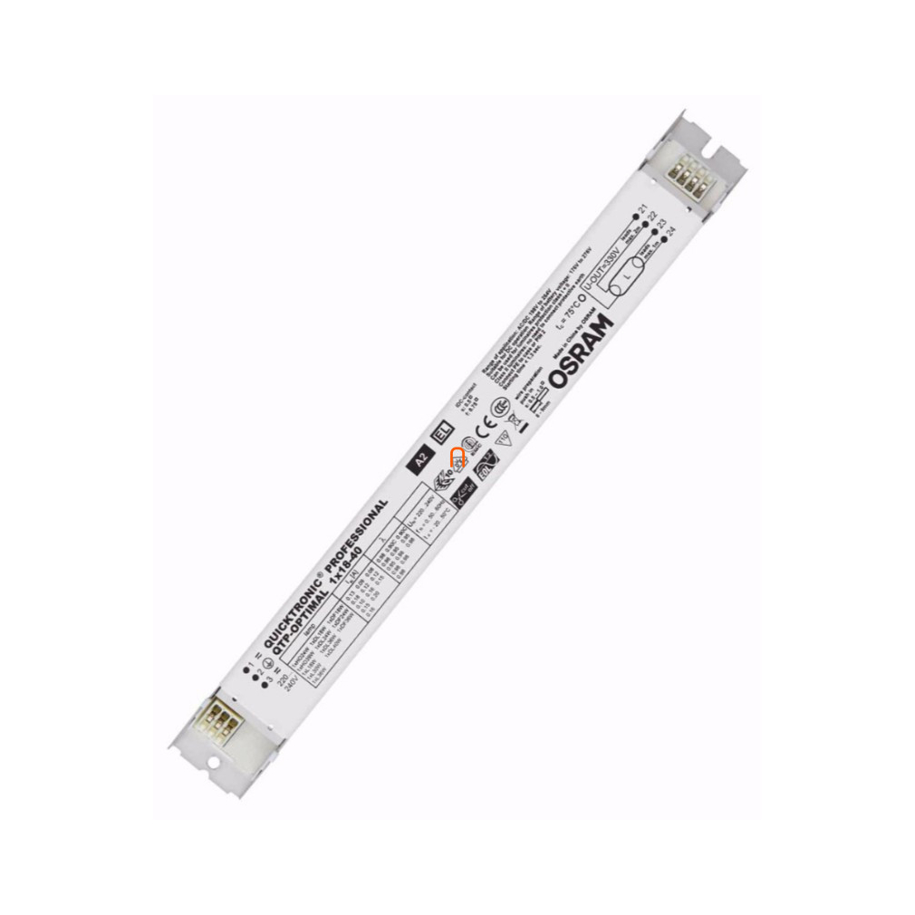 Elektronikus előtét QTP-OPTIMAL 1x18-40 L-15,16,18,30,36W T5 24,39W D-L és D-F 18-40W Osram 4008321873743