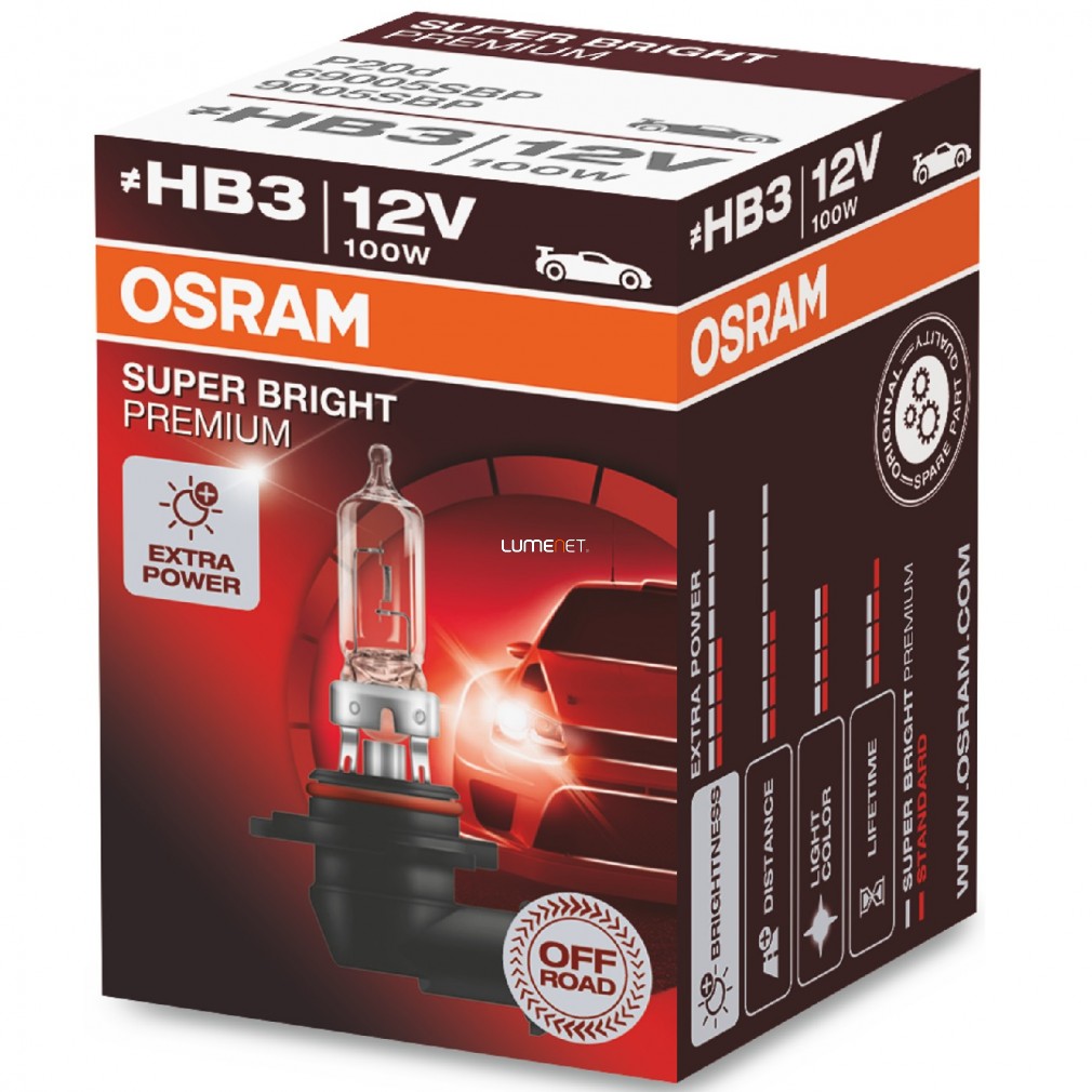 Osram Super Bright Premium 69005SBP HB3