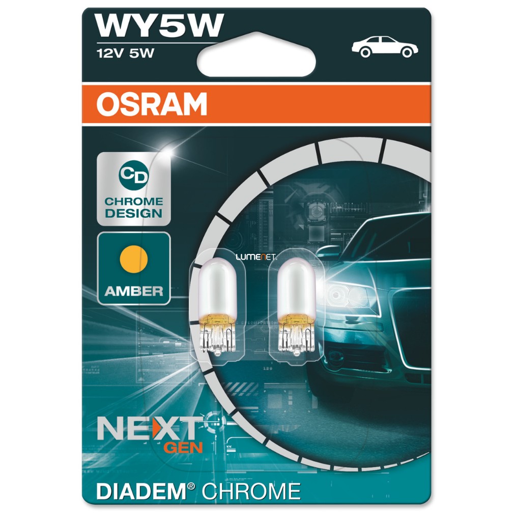 Osram Diadem Chrome NextGen WY5W jelzőizzó 2db/bliszter