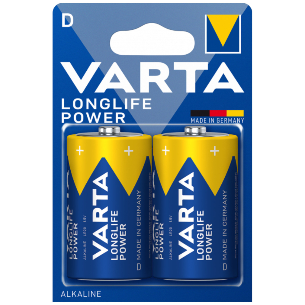 Varta góliát elem LR20 1,5V Longlife Power 2db/bliszter 4920121412