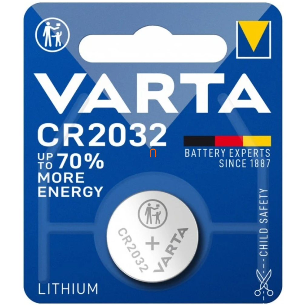 Varta lítium gombelem CR2032 3V