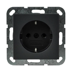 Gira 2P+F csatlakozóaljzat antracit System 55 418828