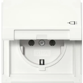   Gira TX_44 2P+F csatlakozóaljzat csapófedéllel IP44 fehér 445466