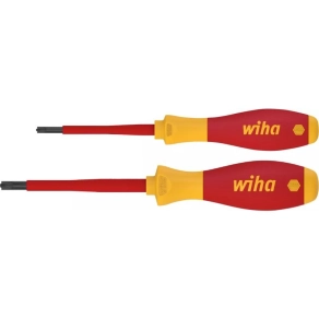   Wiha 32282 csavarhúzó készlet PlusMinus/Pozidriv (PZ), 2 részes, SL/PZ1x80; SL/PZ2x100, 1000V