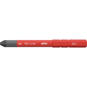 Wiha 34586 Pozidriv (PZ) slim bit, PZ2x75mm, 1000V