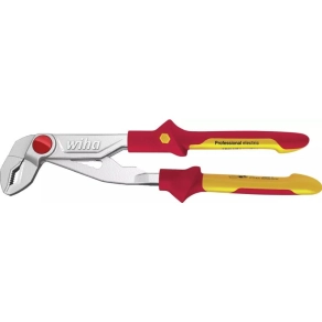   Wiha 37450 Professional, vízpumpa fogó, nyomógombos beállítással, krómozott, 250mm, 1000V