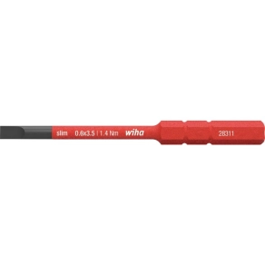 Wiha 41159 lapos slim bit, 3,5x75mm, 1000V