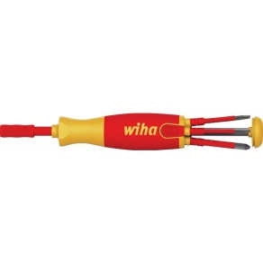   Wiha 41234 nyeles behajtóhegy tartó (LiftUp) 6 db PZ, SL/PZ, lapos slim bitekkel, 1000V