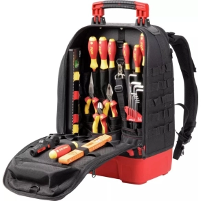   Wiha 45528 Electric hátizsák szerszámokkal, 500mmx350mmx250mm, 28 részes, 1000V