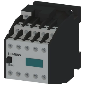   Siemens 3TH4355-0AG2 mágneskapcsoló, 10P 10A(AC15), 5NO+5NC, 110VAC 50/60Hz, csavaros