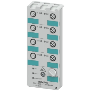   Siemens 3RK1400-1CQ00-0AA3 AS-I kompakt modul, K60 (digital), 4I/4O, 2A