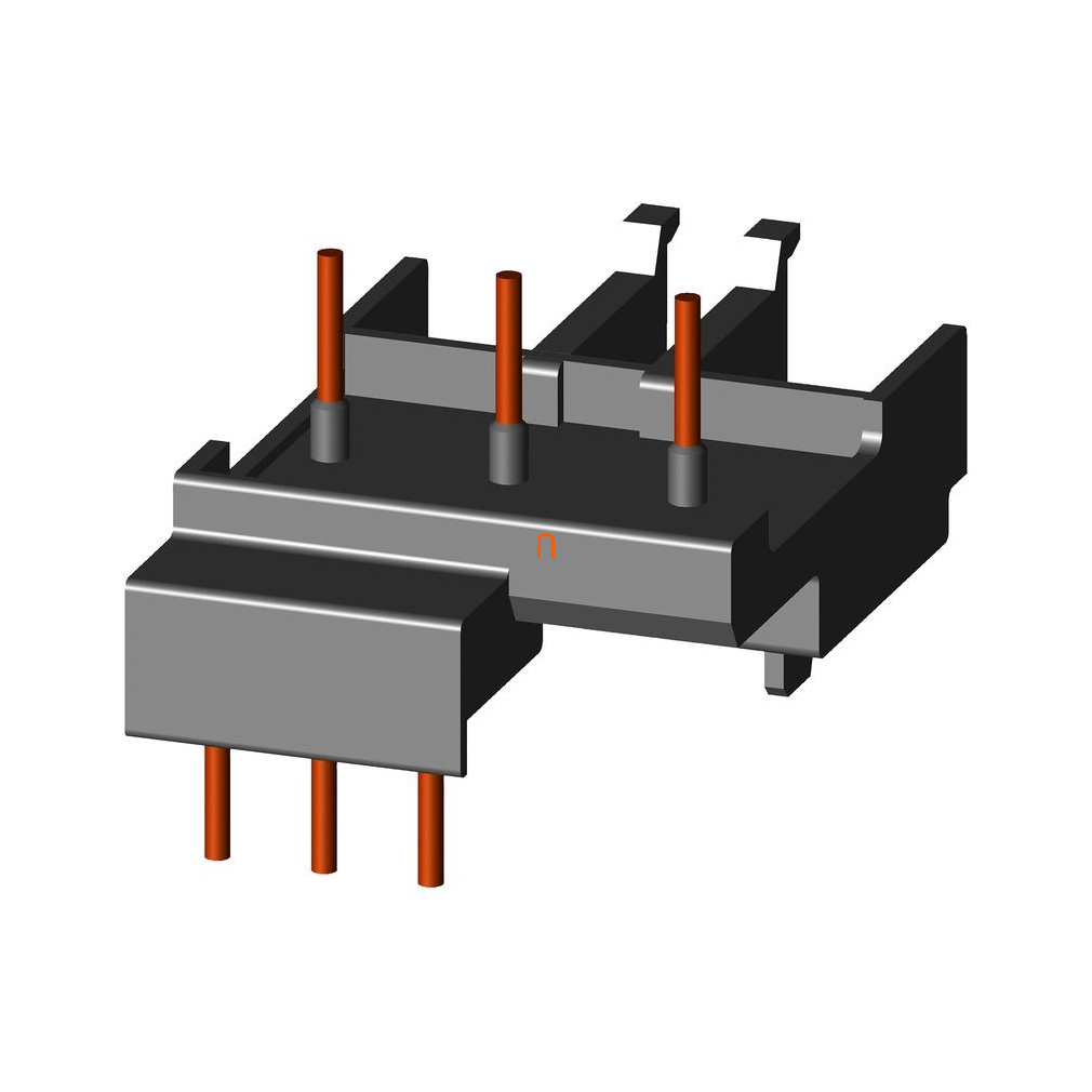 Siemens 3RA1921-1D összeépítő elem S00 mágneskapcsoló és S00/S0 motorvédő közé, AC/DC